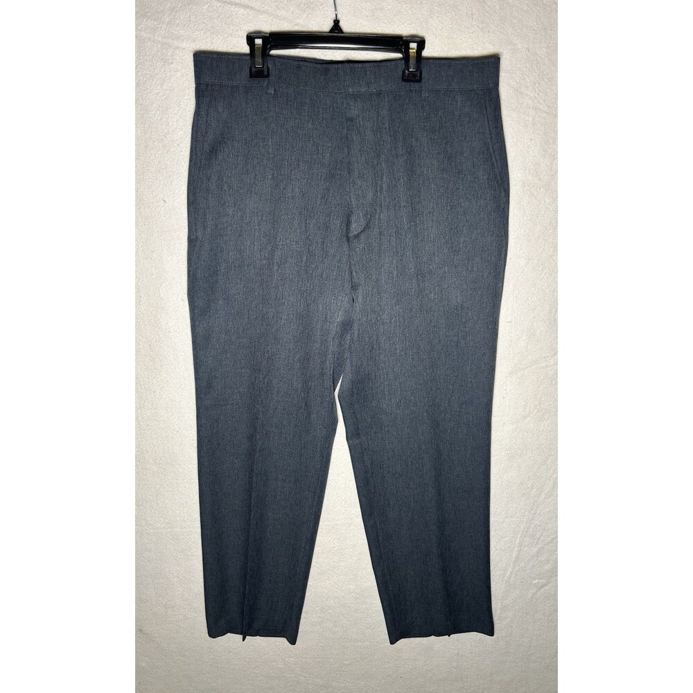 Vintage Levi’s Action Slacks Men’s Gray Dress Pants 34W Flat Front Straight Leg